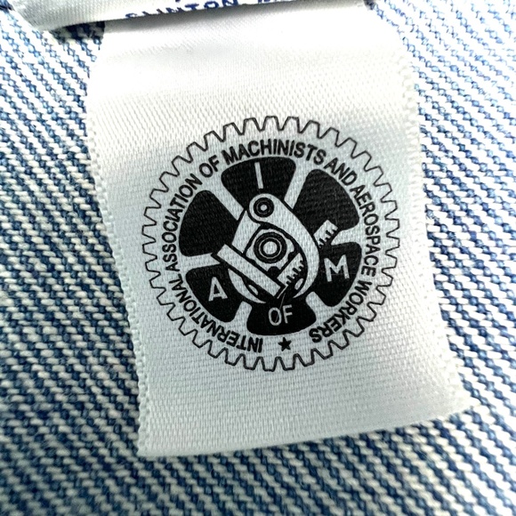 ↪️(relisted!)VINTAGE•RARE•own your! |•CURVES•| A of M Oversized Denim Jean Jacke - Picture 11 of 16